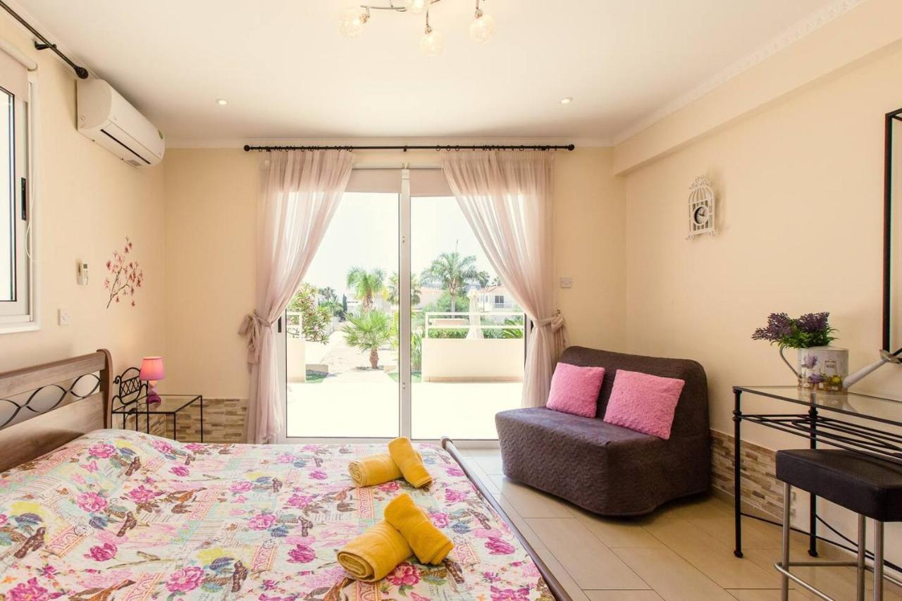 Nissi 3 Pool Access Garden Apartment アヤナパ エクステリア 写真